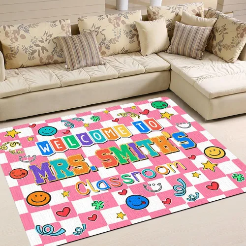 Miniatura 21 de Alfombras de aula para niños, alfombra colorida del alfabeto para dormitorio de niños, alfombra educativa para niños para sala de juegos, alfombra