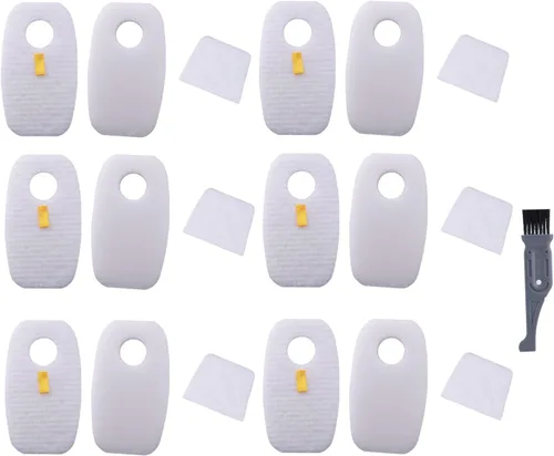 HV380 HV380W HV381 HV382 HV383 HV384Q, 8 filtros de espuma + 8 filtros de fieltro + 8 postfiltros,