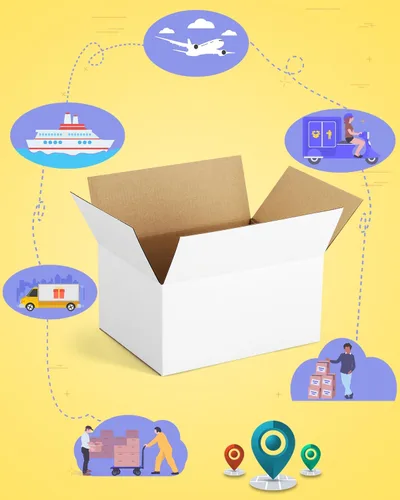 Miniatura 3 de Paquete de 40 cajas de envío pequeñas de 8 x 6 x 4 pulgadas, cajas de cartón corrugado para embalaje de pequeñas empresas, cajas blancas de correo