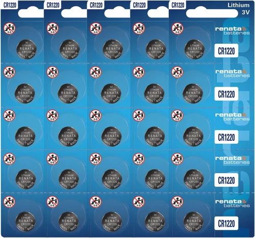 Miniatura 10 de Renata CR1220 Baterías – Batería de litio de 3 V 1220 (2 unidades)