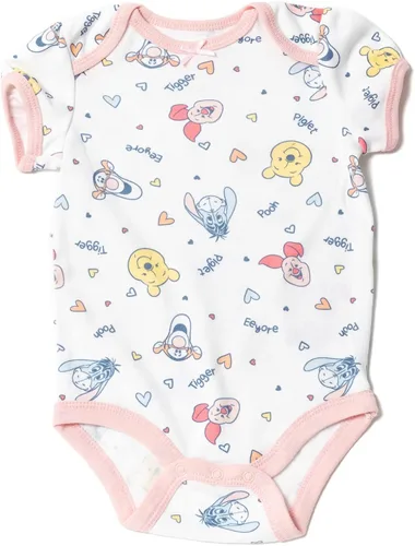 Miniatura 6 de Disney Classics The Aristocats Lion King Winnie the Pooh Pixar Toy Story Baby Girls 5 Pack Bodysuits Newborn to Infant