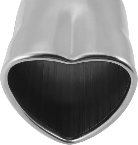 Miniatura 6 de Tubo de escape de automóvil de 2.36 pulgadas, entrada de 2.72 x 2.32 pulgadas, salida de tubo de escape en forma de corazón para tubos de diámetro