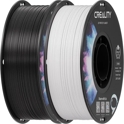 Miniatura 29 de Creality Filamento ABS de 1.75mm, color negro, 2 kg, paquete de filamento para impresora 3D, excelente resistencia, inodoro, no tóxico, estabilidad