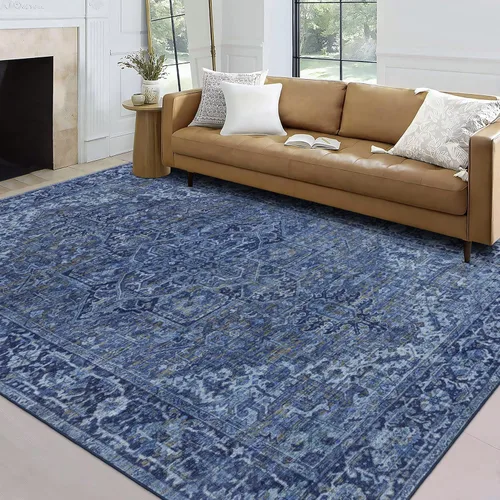 Miniatura 50 de ReaLife Rugs Alfombra pasillo lavable a máquina - Sala de estar, dormitorio, baño, cocina, entrada, oficina - Acolchada de pelo bajo, resistente a