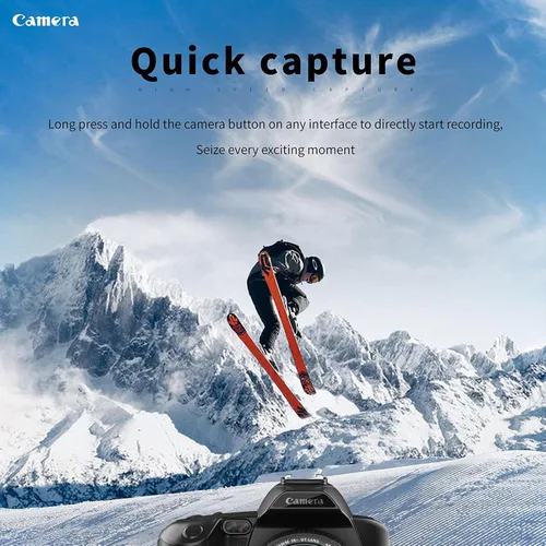 Miniatura 5 de Cámara de fotografía profesional, 64MP IR visión nocturna Vlogging cámara grabadora con pantalla de 3.0 pulgadas, cámara digital de 120 grados gran
