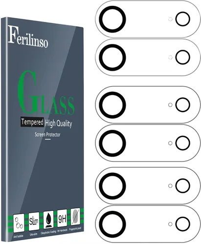 Miniatura 28 de Ferilinso Paquete de 6 Protectores de Lente de Cámara para Accesorios de iPhone 17 Pro, Compatible con Fundas de Teléfono, Cubierta de Vidrio