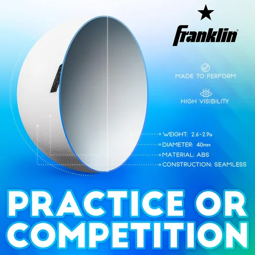 Miniatura 6 de Juego de palas de ping pong Franklin Sports con pelotas - Kit de palas de tenis de mesa para 2 y 4 jugadores - Kit completo de inicio de ping pong