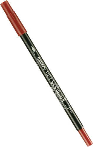 Miniatura 100 de Uchida 1122-C-3 Marvy Extra Fine Tip Le Plume II Rotulador de doble punta, azul