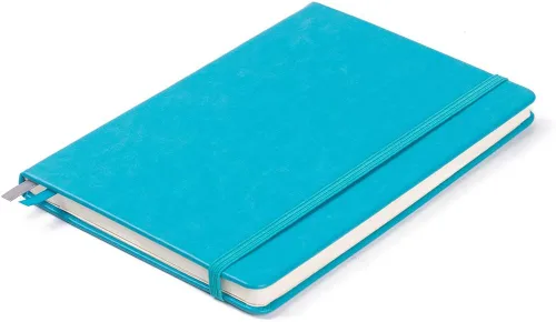 Miniatura 3 de Guissi Cuaderno clásico de cuadrícula de puntos, tapa dura A5, papel grueso sin ácidos de 2.82 oz/m², con bolsillo interior fino, piel sintética