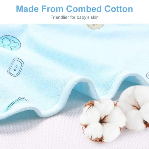 Miniatura 5 de Mantas Envolventes para Bebé de Algodón Suave Premium, Manta Envolvente Unisex para Recién Nacidos Niños y Niñas, Saco de Dormir Envolvente Vestible