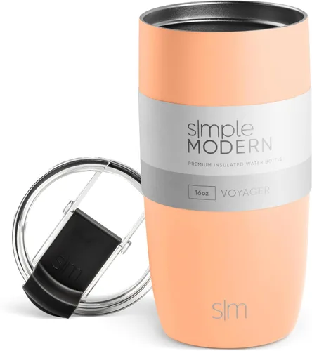 Miniatura 51 de Simple Modern Taza de Café de Viaje Tumbler con Tapa Abatible Reutilizable Aislada de Acero Inoxidable Cold Brew Taza de Café Helado Termo