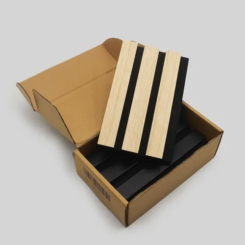 Miniatura 7 de RITOLLO Paneles de madera para pared de 4.92 x 7.68 pulgadas, paneles acústicos para decoración de pared interior, panel de absorción de sonido