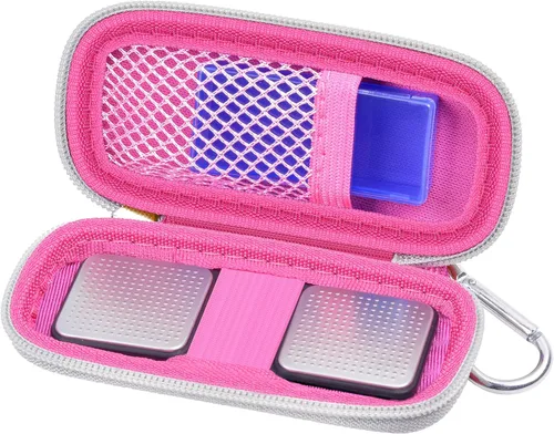 Miniatura 15 de Funda para monitor cardíaco compatible con AliveCor Kardia Mobile ECG/para KardiaMobile 6L para dispositivos Apple y Android, solo funda (rosa)