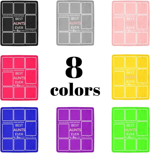 Miniatura 4 de Regalos para Tías Manta Personalizada con Foto, Haz una Manta Personalizada para Tías con Imagen Recuerdos Personalizados Souvenir Manta de Las