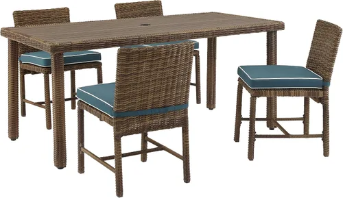 Miniatura 9 de Crosley Furniture Bradenton - Juego de 2 sillas para exteriores, sillas de mimbre para patio, terraza, patio trasero, color marrón desgastado