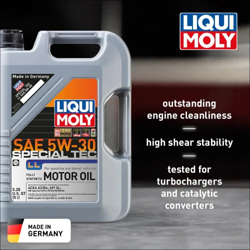 Miniatura 2 de Liquimoly 2249 5W-30, Special Tec LL, aceite para motor, 33.8 onzas líquidas