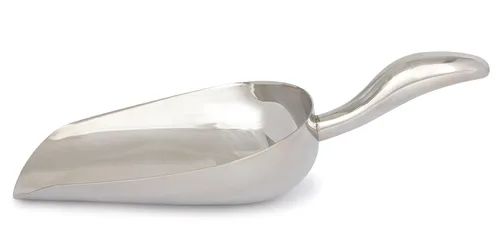 Miniatura 9 de Cuchara de acero inoxidable de 3 onzas, 8.25 pulgadas de largo x 2.4 pulgadas de ancho, para hielo, comida para perros y gatos, palomitas de maíz