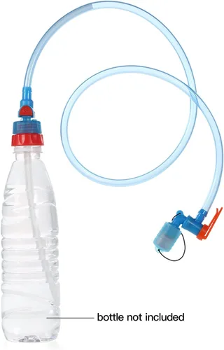 Miniatura 2 de Lixada Botella de agua Tubo de bebida Manguera de hidratación Paquete de depósito de vejiga de repuesto Tubo de botella de agua Kit de manguera
