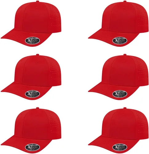 Miniatura 31 de Cap America i8533 Flexfit 110 Gorra Snapback Perforada de Rendimiento de Perfil Medio de 6 Paneles con Protección UV y Snapback Ajustable