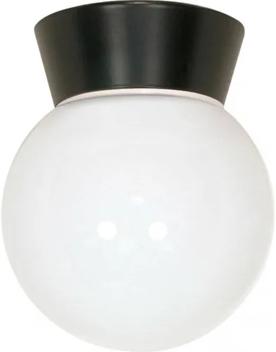 Miniatura 5 de Nuvo Lighting SF77/156 - Accesorio utilitario de aluminio fundido a presión duradero al aire libre cerca del techo, porche y patio, luz con cilindro