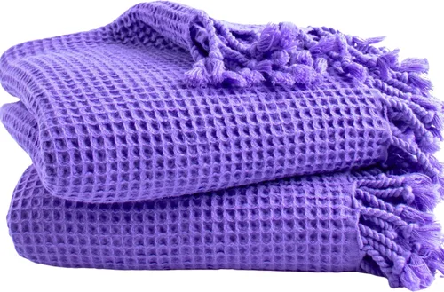 Miniatura 15 de PÜSKÜL - Toallas de playa turcas de lujo de tejido gofre, toallas de 100 % algodón turco natural, suaves, absorbentes, sin arena, de secado rápido