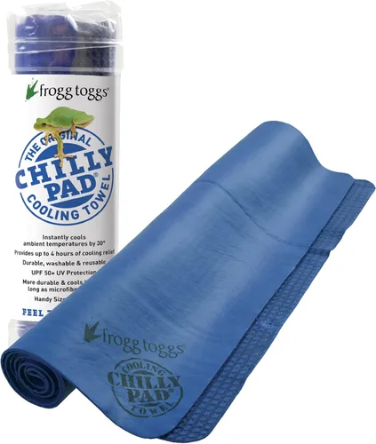 Miniatura 20 de FROGG TOGGS Chilly Pad, toalla de enfriamiento instantáneo, duradera, reutilizable, toalla de cuello para deportes y al aire libre 33x13 Violeta