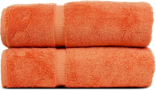 Miniatura 72 de Luxury Hotel & Spa Collection - Toalla ecológica de 100% algodón turco de 27 x 54 pulgadas (27 x 54 onzas), de secado rápido, para baño, borde