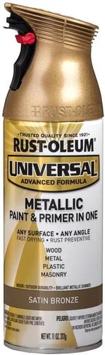 Miniatura 27 de Rust-Oleum 245197 Pintura en aerosol universal para todas las superficies, 12 onzas, negro satinado