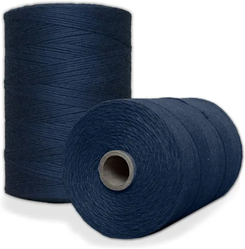 Miniatura 12 de Hilo de urdimbre de telar 100% algodón (verde aguamarina), hilo de urdimbre 8/4 (800 yardas), perfecto para tejer: alfombra, tapiz, alfombra, manta