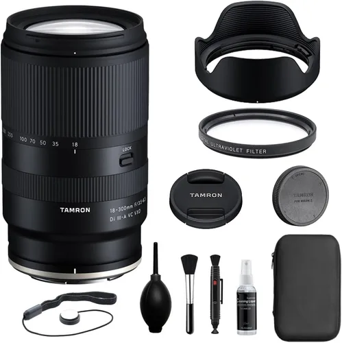 Miniatura 6 de Lente Tamron 18-300 mm f/3.5-6.3 Di III-A VC VXD compatible con montura Canon RF (APS-C) Paquete con filtro UV de 67 mm + kit de limpieza