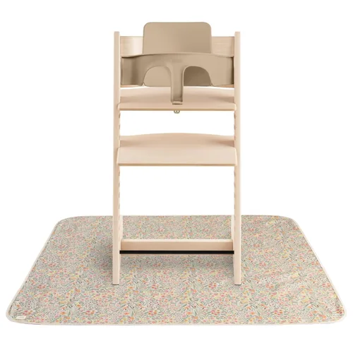 Miniatura 13 de mushie Alfombrilla Splat para Bebé 108x108 cm (Rosa) Resistente al Agua para Debajo de Silla Alta y Juego Infantil Rubor