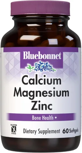 Miniatura 8 de Bluebonnet Nutrición Calcio Magnesio Zinc Plus Vitamina D3, 1000 mg de Calcio, 500 mg de Magnesio y 15 mg de Zinc, 400UI de Vitamina D3, Para Huesos