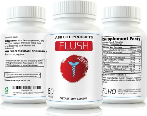 Miniatura 5 de Flush La cara roja asiática del alivio del alcohol del alivio del resplandor complementa la absorción rápida clínicamente formulada