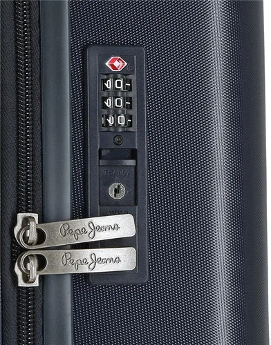 Miniatura 9 de Pepe Jeans Accent Adjustable Toiletry Bag, Marino, Maleta mediana, Medium suitcase