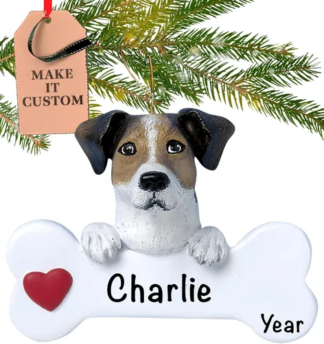 Miniatura 46 de Adorno personalizado de hueso de perro Doberman Pinscher 2025 Personalización gratuita las 24 horas Adornos de Navidad de la primera Navidad
