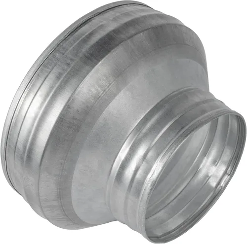 Miniatura 23 de Reductor de conducto redondo de 6 a 4 pulgadas - Aumentador de tubería de acero galvanizado de ajuste macho - Acoplamiento para sistemas
