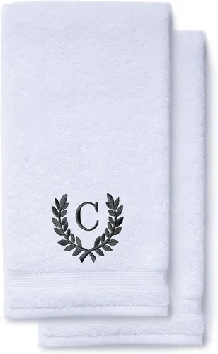 Miniatura 83 de Toallas de mano decorativas y con monograma para baño, cocina, maquillaje Regalo personalizado para boda-nupcial Toalla turca de lujo
