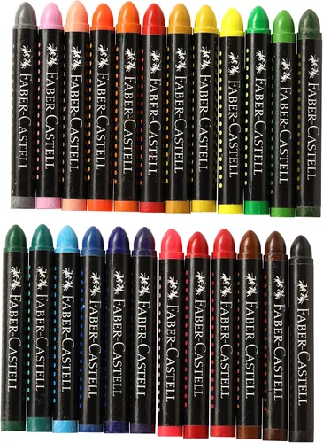 Miniatura 3 de Faber-Castell Faber Castell - Crayones de cera jumbo - 24 tonos