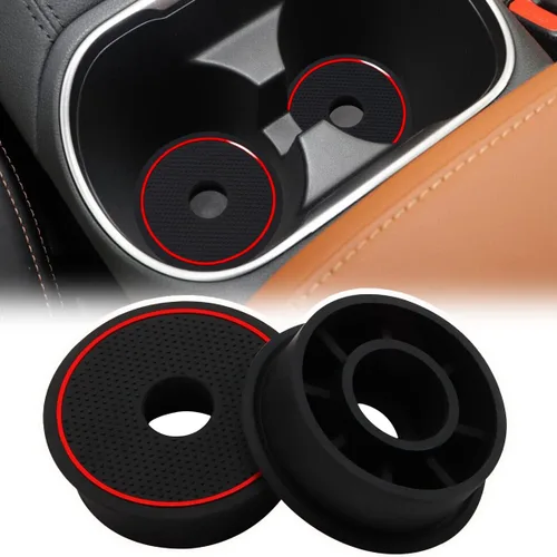 Miniatura 12 de Auovo Espaciador de repuesto para portavasos de 2.75 pulgadas, apto para Chevy Camry, accesorios de silicona, soporte para tazas, elevador