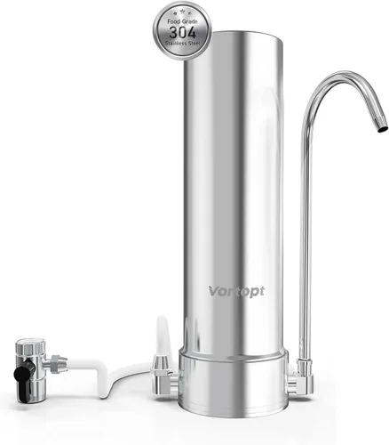 Miniatura 10 de VORTOPT Sistema de filtro de agua para encimera, filtración de agua de conexión directa-0.01μm Filtración reduce PFOA/PFOS, cloro, metales pesados