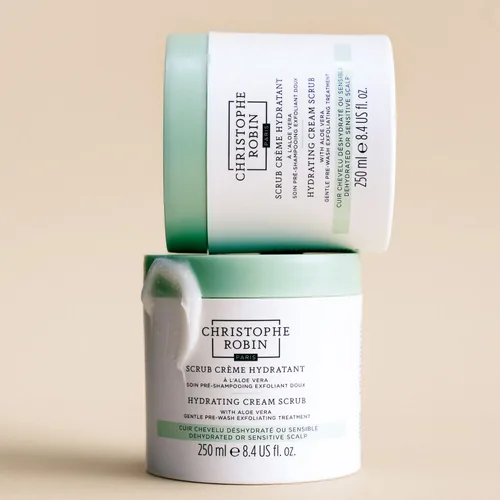 Miniatura 6 de Christophe Robin Crema hidratante exfoliante con aloe vera - Tratamiento hidratante prelavado para el cabello - 8.4 onzas líquidas