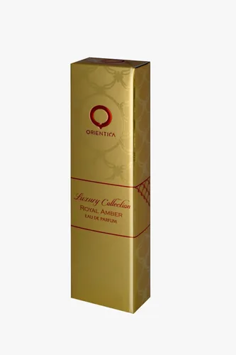 Miniatura 3 de Orientica Luxury Royal Amber Eau De Parfum 0.33oz/0.3 fl oz Mini Spray - Notas de Vainilla, Bergamota, Piña - Amber Oud, Perfumes Árabes Gourmand