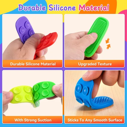 Miniatura 2 de Juguetes sensoriales antiestrés para niños y adultos, paquete de 8 tiras sensoriales para autismo, TDAH y artículos de alivio de ansiedad