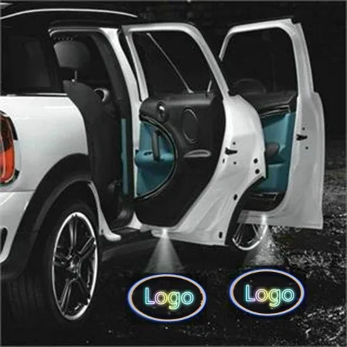 Miniatura 8 de NewL Luz de puerta de auto con logotipo personalizado, luz de bienvenida, proyección de sombra, luz de paso DIY
