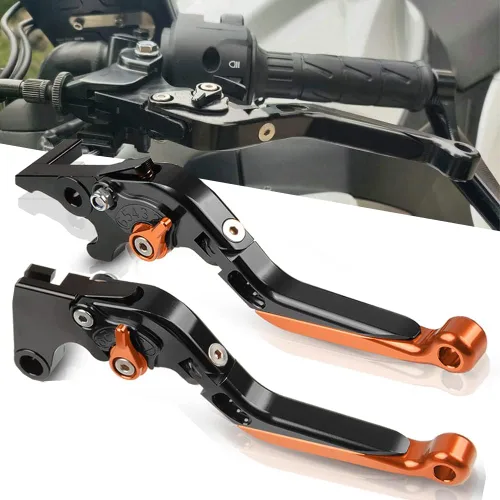 Miniatura 8 de Juego de 2 palancas de embrague de freno plegables de motocicleta para 1290 Super Adventure/R/S/T 2015-2020 - Naranja