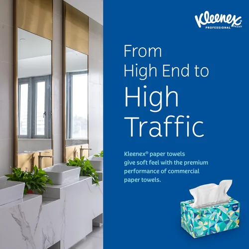 Miniatura 8 de Kleenex, caja despachadora de toallas de mano, de papel, 9 x 10 1/2, 120
