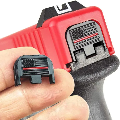 Miniatura 3 de Placa trasera deslizante de aluminio 3D (selecciona tu modelo, generación y diseño)