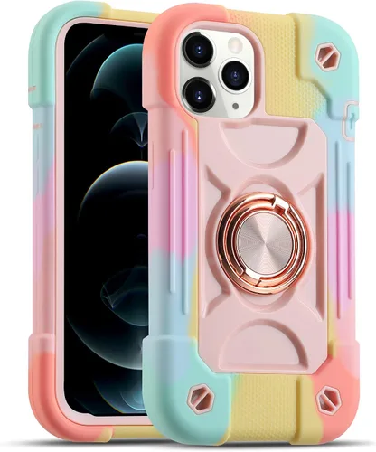 Miniatura 13 de MARKILL Funda compatible con iPhone Air de 6.5 pulgadas 2025 con soporte de anillo giratorio de 360 grados, protección contra caídas de grado