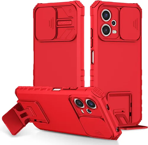Miniatura 137 de Funda compatible con Xiaomi Redmi Note 12 Pro 4G Dimensional Soporte Ventana Deslizante Teléfono Móvil Funda Protectora a Prueba de Golpes Funda
