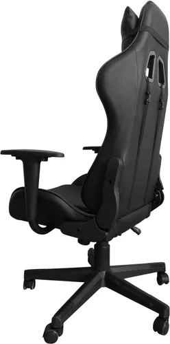 Miniatura 9 de Silla de gamer con reposacabezas y apoyo lumbar, silla giratoria y reclinable de oficina de altura ajustable y respaldo alto